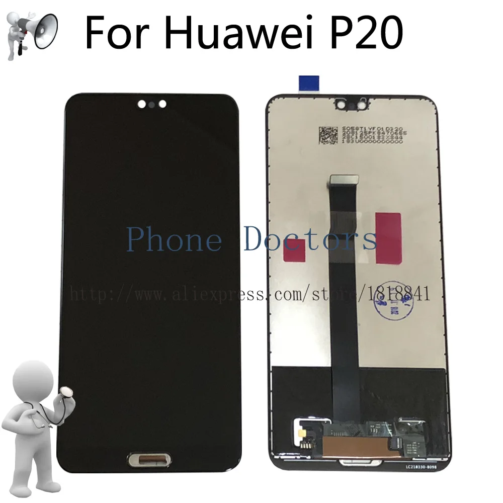 

5.8'' AAA quality LCD For Huawei P20 LCD Display Touch Screen Digitizer Assembly For P20 LCD EML-L09 EML-L22 EML-L29 LCD