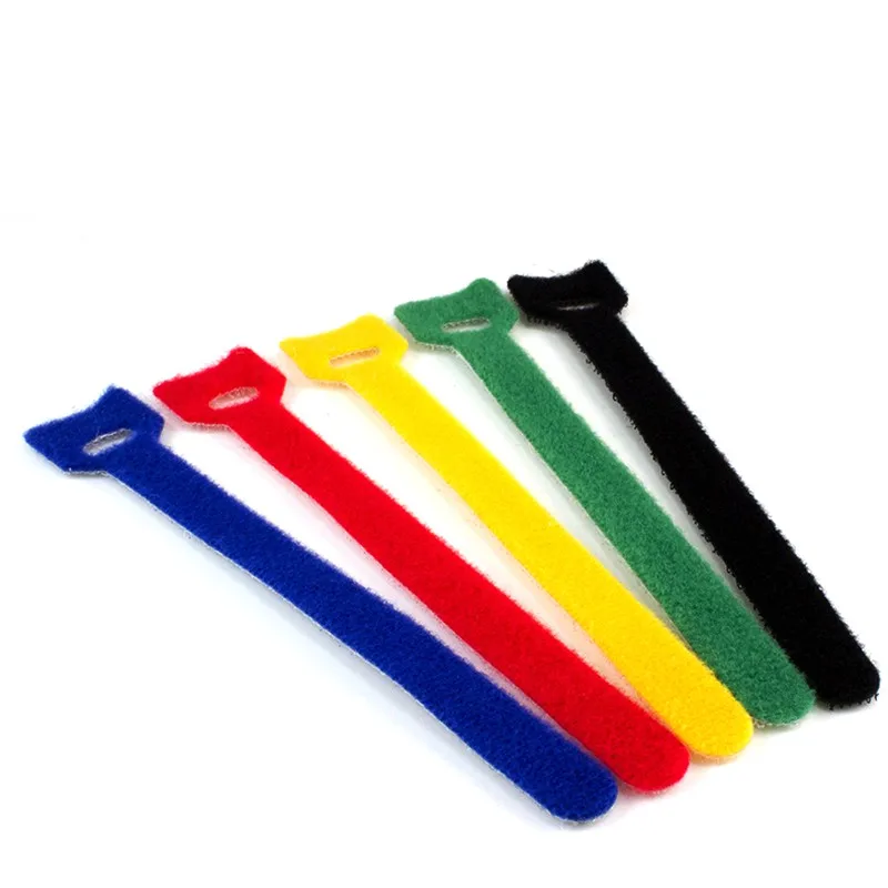 50pcs Wholesale 12*200mm Nylon Reusable Cable Ties with Eyelet Holes back to back cable tie