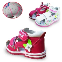 Lovely 1pair Summer Baby arch support Orthopedic Sandals antiskid Girl Shoes,Super Quality Kids/Children Soft Sole Shoes