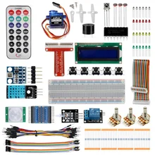 Raspberry Pi 3 Starter Kit Ultimate Learning Suite 1602 LCD SG90 Servo LED Relay Resistors
