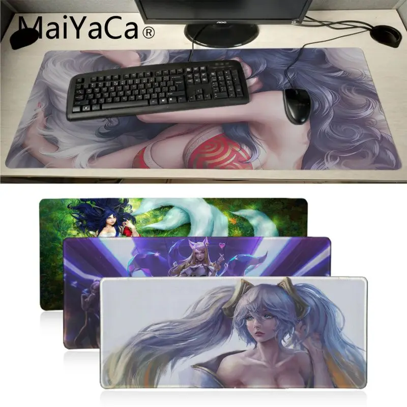 League of Legends KDA Mouse Pad Large Gaming Mat Keyboard Laptop Desk Locked Mat