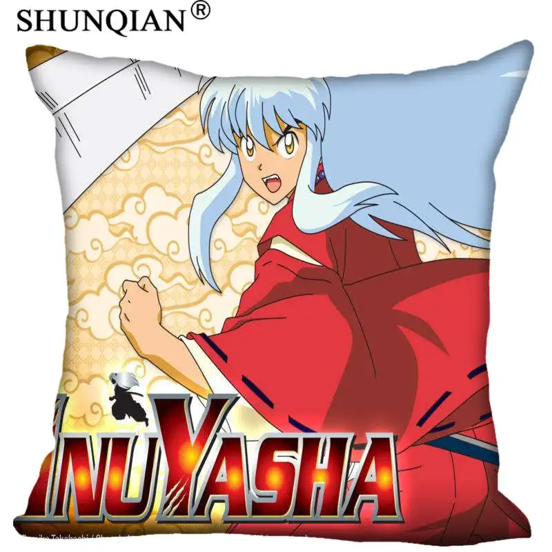 Новые Горячие Пользовательские Inuyasha квадратные Наволочки на молнии модные наволочки на заказ наволочки декоративные наволочки 40x40 см - Цвет: Pillow Case