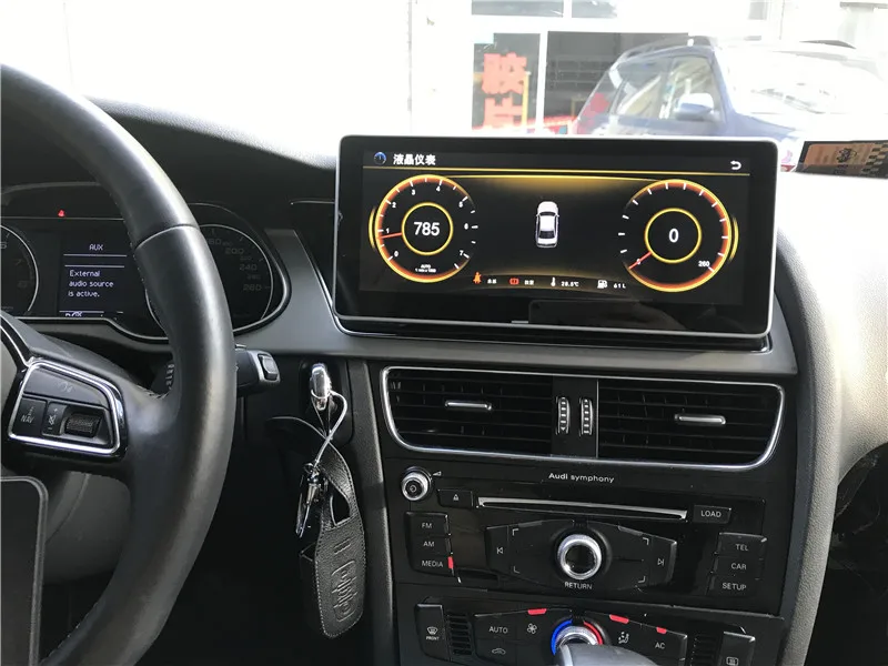 Cheap BigScreen Car DVD Player GPS Navi For Audi A4L 2009-2016 Satnav Stereo Multimedia Radio Autoradio Headunit WIFI FM wince 2 Din 7