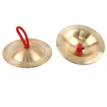 1 пара, металлический цветной детский музыкальный инструмент для раннего обучения, утолщенный медный палец, игрушки для детей