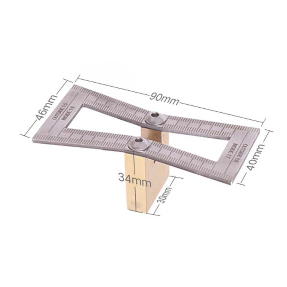 Деревообрабатывающий ласточкин хвост рейсмус для пазов промышленные измерительные приборы маркировочный Калибр врезной и Tenon шарнир Perambulator украшение Scrib