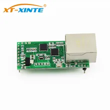 USR-TCP232-T2 миниатюрный последовательный преобразователь Ethernet модуль последовательный UART ttl к Ethernet TCPIP модуль Поддержка DHCP и DNS