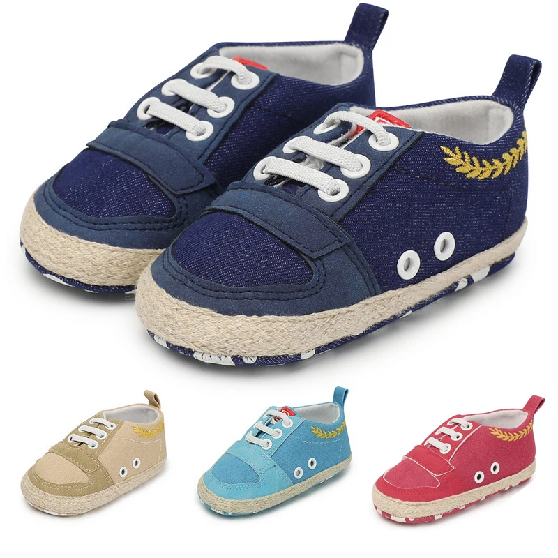 baby walker newborn shoes soft sole toddler boy tennis shoe baby boy sneakers canvas indoor slipper infant first step new born