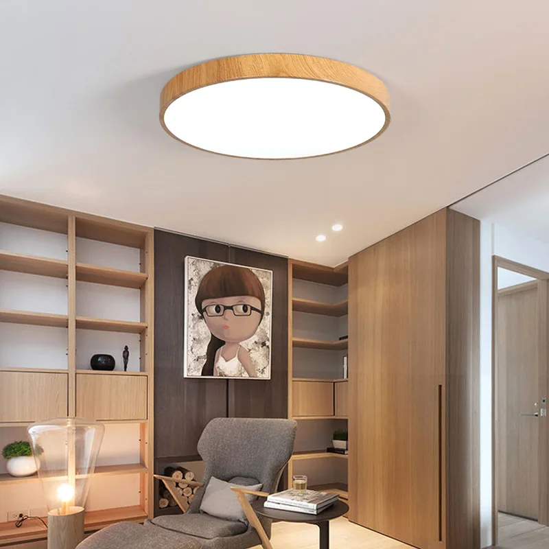 Plafonnier Led carré Ultra fin au design moderne, luminaire de plafond,  idéal pour un salon, une chambre à coucher ou une cuisine, 24/36w, 2.4cm -  AliExpress