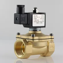 Válvula de água solenóide normalmente fechada, bobina totalmente fechada ip65, ac220v dc12v dc24v, g3/8