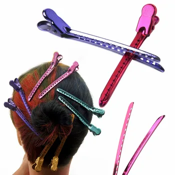 

12Pcs/Set Metal Duck Mouth Hair Clips Hairdressing Salon Clamps Styling Tools