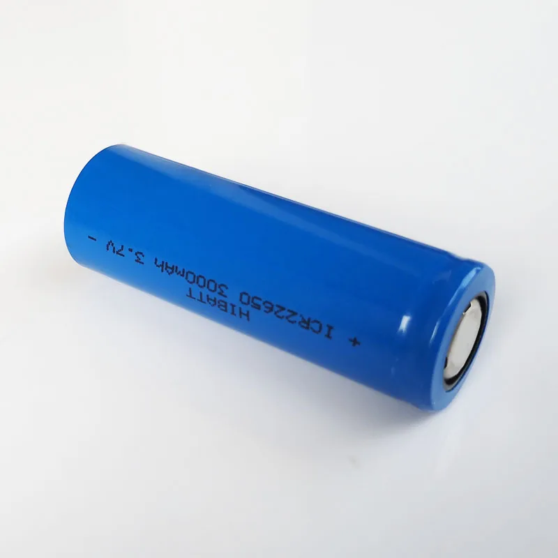 3.7v 22650 Rechargeable Lithium Ion Battery Li-ion Cell Flat Top