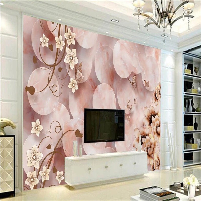 

Wallpapers Youman Vintage Wallpaper Custom Photo Wallpapers with Flowers Large Wall Murales Study 3d Murals Restaurant TV Wall