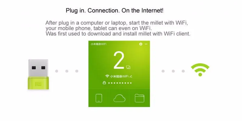 Xiaomi Мини wifi роутер USB портативный 2,4 ГГц 150 Мбит/с wifi беспроводной маршрутизатор интернет-адаптер для мобильного телефона и планшета