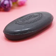 Мыло черного цвета с натуральным кристаллом, Отбеливающее мыло для тела, красота, румяная арёла, кристаллическое мыло, активный фермент, мыло, устранение запаха, подмышек, 60 г