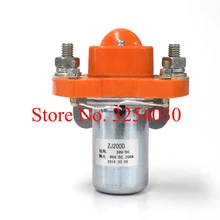 Отличительной домашние оранжевый 36 В 200A dc контактор ZJ200D для электрический Туристический Тренер или автомобиля, экскурсии электрических штабелеров