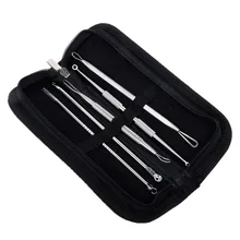 5 шт./компл. инструменты для чистки лица для черных точек пятна акне выталкиватель экстрактор для прыщей средства по уходу за кожей