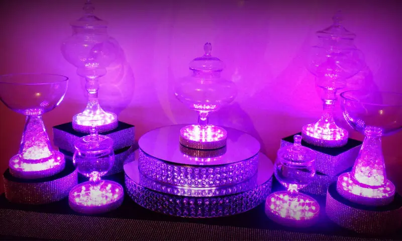 Vase Light Base RGB Color 6inch