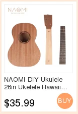 Наоми 10 шт. гитарные точки 3 мм-12 мм белая перламутровая оболочка инкрустация гитарные точки для Гавайская гитара Банджо различных размеров