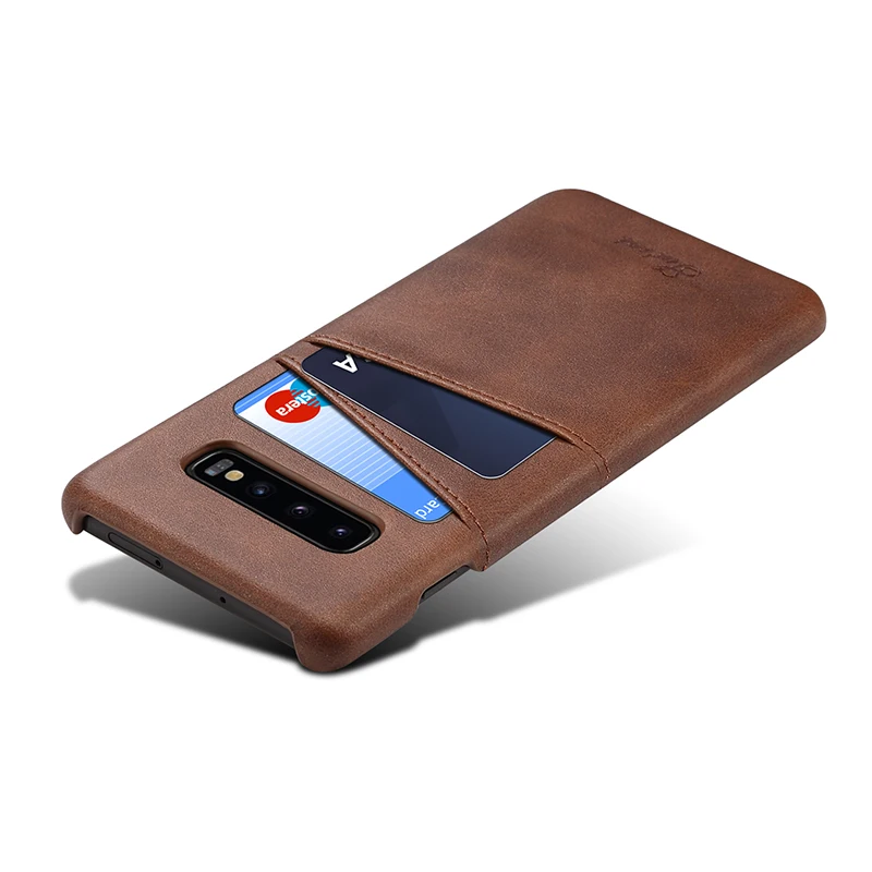

Genuine Real Leather Phone Case For Samsung Galaxy S9 Plus Case Note 8 Retro Vintage Wallet Back Cover For Galaxy S10 S8 Plus