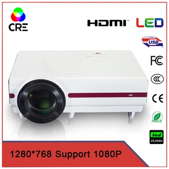 

Original manufacturer CRE Projector LED Projector Resolution 1280x768 for school teaching and home theater projector cre x1500