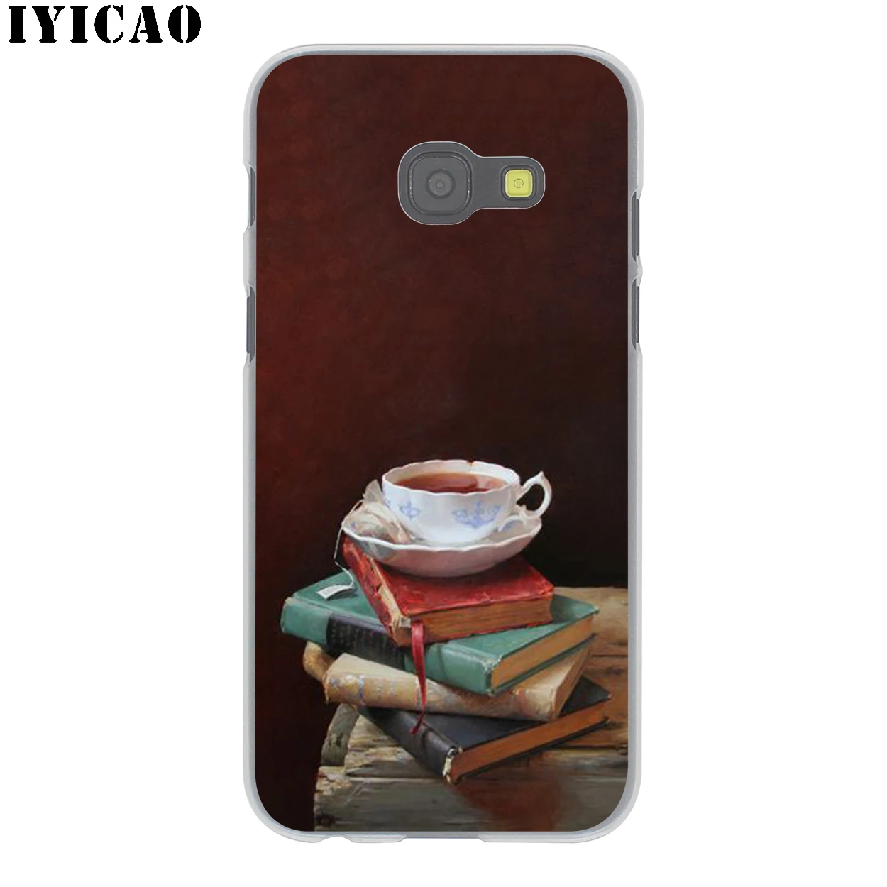 Первая кофейная книга IYICAO для Samsung Galaxy A3 A5 A6 A7 A8 Plus A9 A10 A30 A40 A50 A70 M10 M20 M30 A10S A20S A30S A40S
