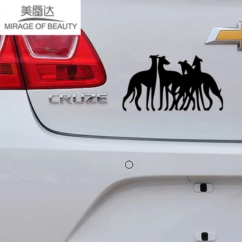 

United Fight Team Greyhounds Dog Pets Deep Friendship for RV Truck Window Bumper Kayak Car Decor Vinyl Decal Wall Pattern Modern