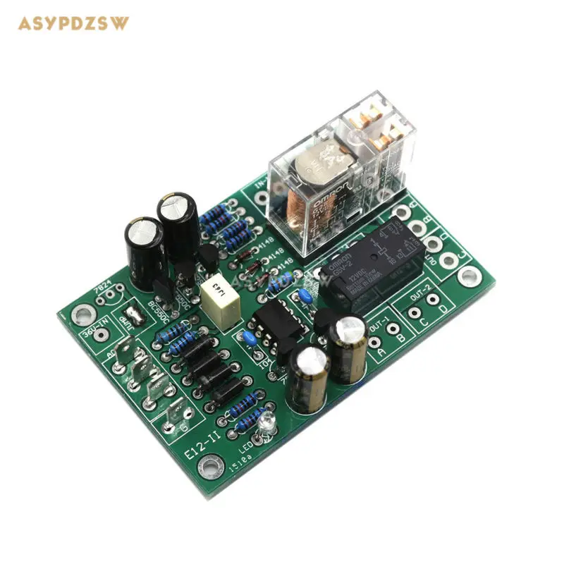E12 II Headphone power amplifier AMP Protection circuit board can switch with delay