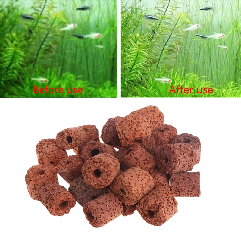 New Aquarium Ceramic Rings Biological Fish Tank Filter Bacteria Media