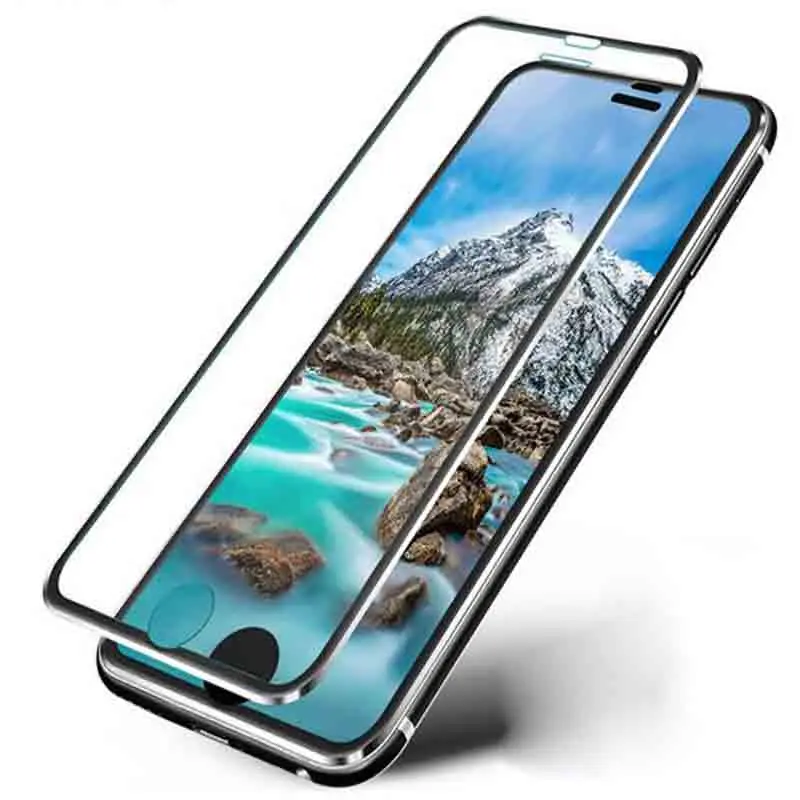 2 шт. MIFCKS 3D изогнутые края сплав закаленное стекло для iPhone X 8 7 Plus 6 полное покрытие экрана Защитная пленка для iPhone XS Max XR