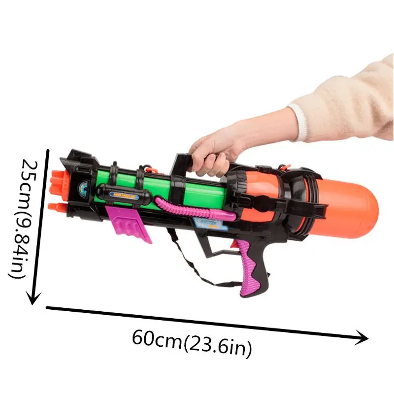 Высокое качество 2" Jumbo Blaster водяной пистолет с ремнями очки детские пляжные игрушки для мальчиков