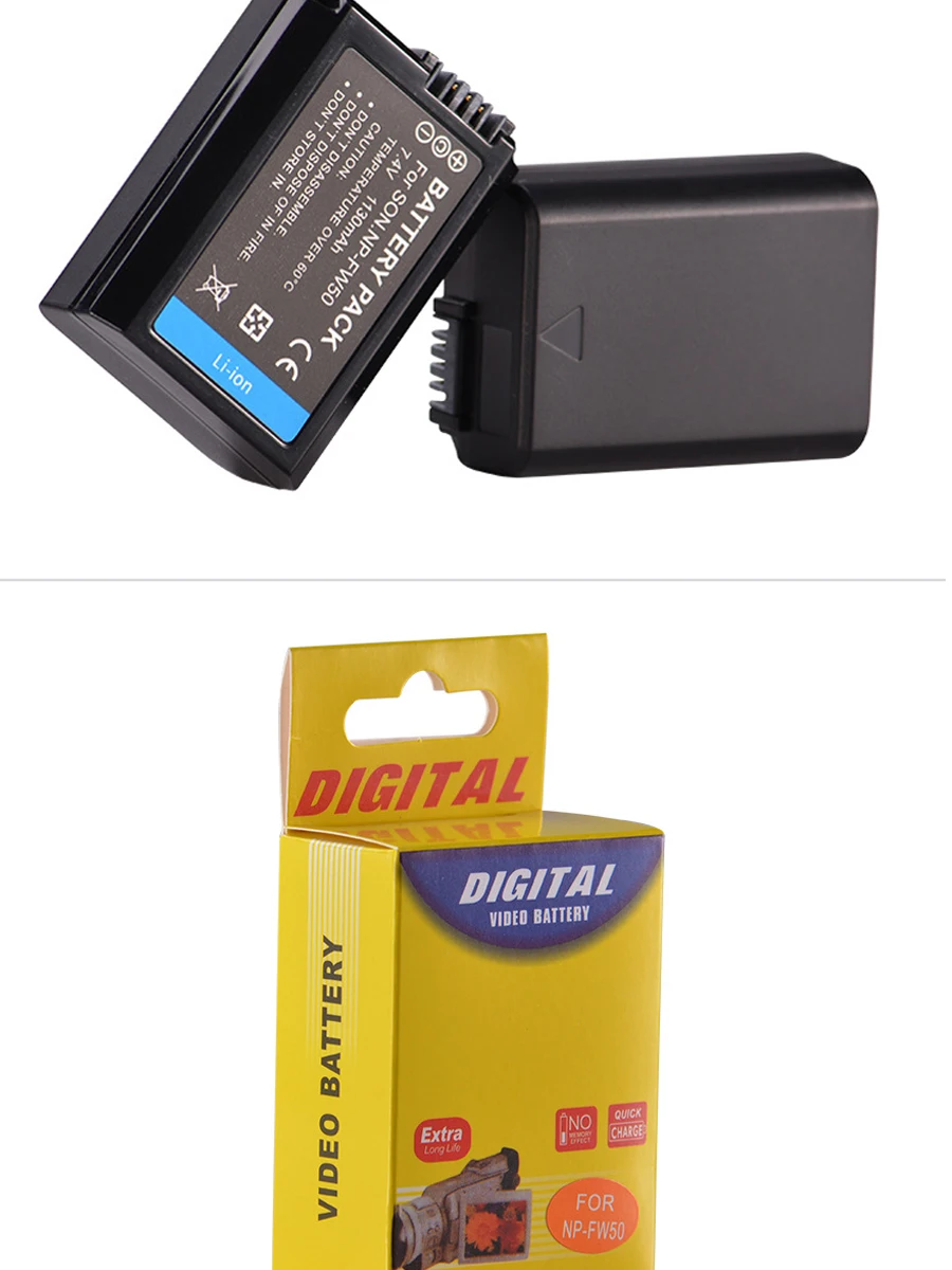Для sony A6000 батарея NP-FW50 ЖК USB зарядное устройство+ 1130 мАч NP FW50 батарея для камеры sony a6500 a6300 a6000 a5000 a3000 NEX-3 a7R