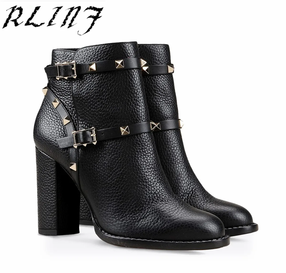 ankle boot with belt