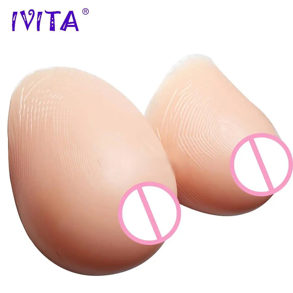 

IVITA 5000g Realistic Silicone Breast Forms Fake Boobs For Crossdresser Shemale Transgender Drag Queen Transvestite Mastectomy