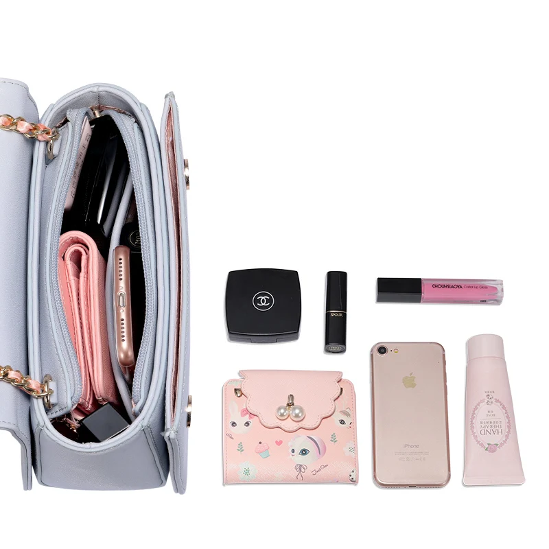 Just star women leather messenger bag 7