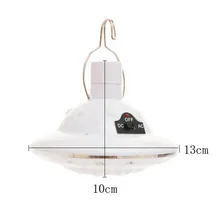 22 светодиодный светильник на солнечной батарее с дистанционным управлением с крюком, портативная уличная Солнечная лампа, садовый лагерь, аварийное освещение, люстра DTT88