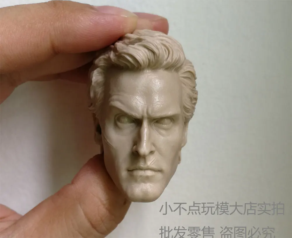 

custom 1/6 scale Blank Head Sculpt Evil Dead 2 Ash Williams Henrietta fit 12" figure body