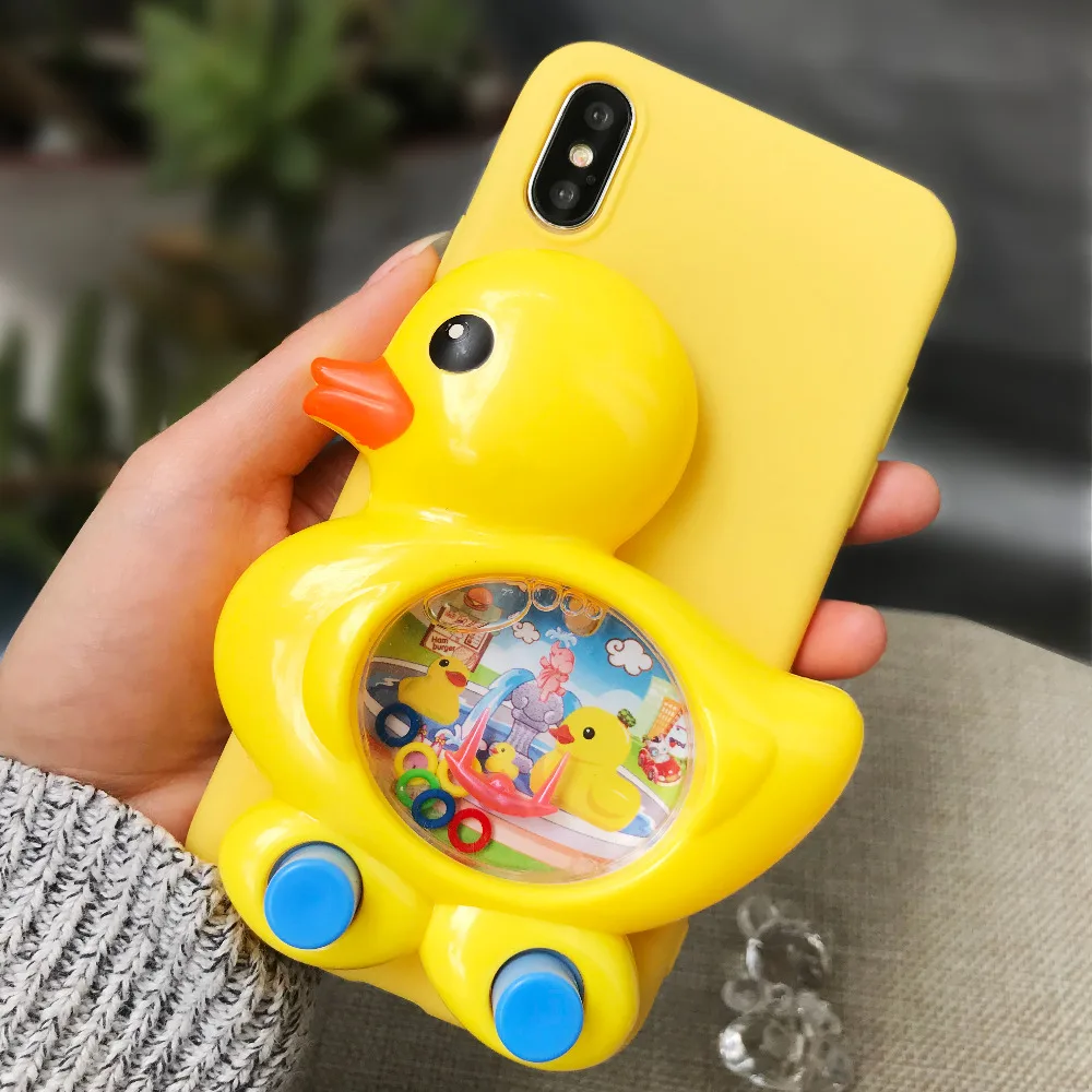 

3D Toy duck Case For Samsung Galaxy A6 A7 A8 A9 2018 J4 J6 S8 S9 S10E S10 Plus J8 A600 A5 J3 J5 2017 S7 Edge Soft Silicone Cover