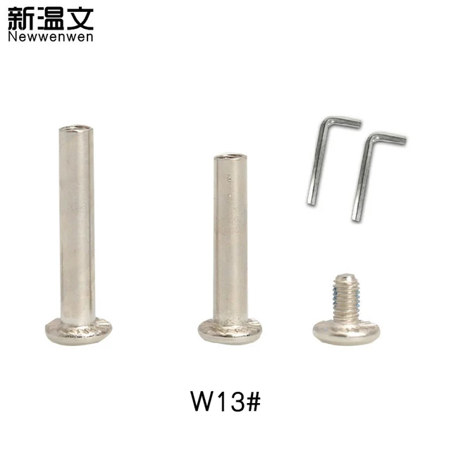 Replacement Luggage/skating Wheels,Replace 6mm Axles Bolts Rivets for 4 and Hex Allen Key Wrench