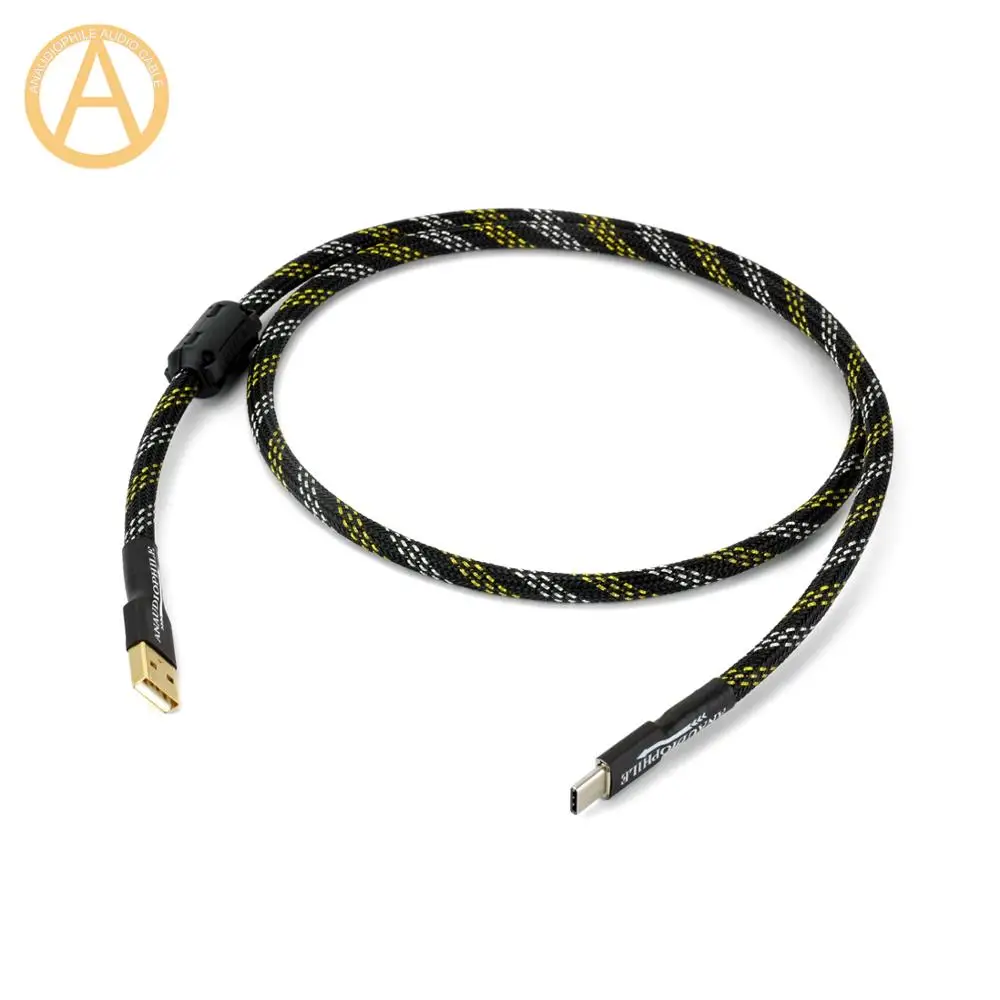 Hifi USB To Type C Audio Data USB Cable For DAC Mobile Cell Phone Tablet USB Type A To USB Type C Cable,High Quality Handcrafted Hifi USB To Type C Audio Data USB Cable For DAC Mobile Cell Phone Tablet USB Type A To USB Type C Cable,High Quality Handcrafted