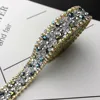 crystal fashion rhinestone trim,1yard/lot,width 1.8cm glass crystal decoration trimming,shoes banding garment clear ab colorful ► Photo 3/6