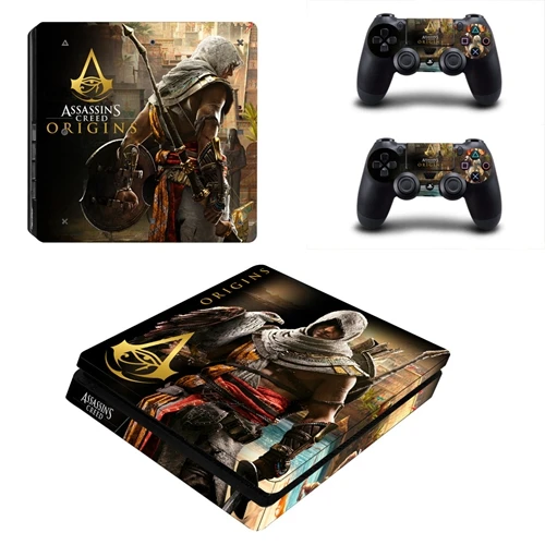 HOMEREALLY PS4 тонкий кожи классический DESTINY 2 HD ПВХ Стикеры Крышка для sony Playstation 4 Slim консоль и контроллер аксессуар - Цвет: Style011