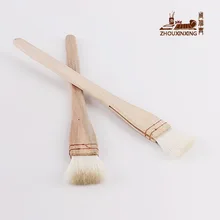 1 шт. Высококачественная шерстяная ручка для затенения краски кисти художника кисти для живописи маслом Акриловая деревянная ручка мягкая щетка для волос