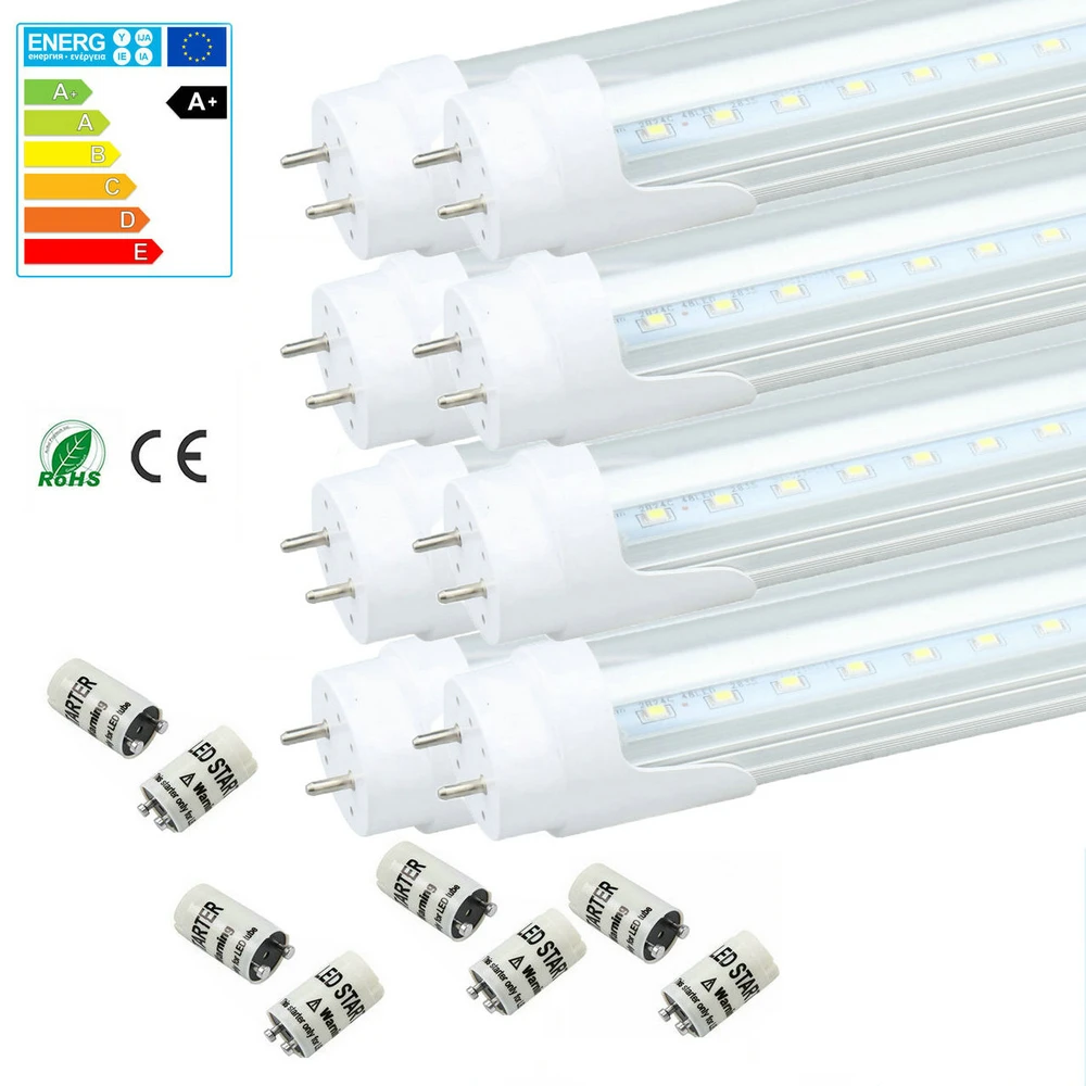 8В1 Maidodo T8 G13 60-150 см 2-5 футов 9 Вт 13 18 24 810-2160LM светодиодный s SMD 6000-6500 к светодиодные