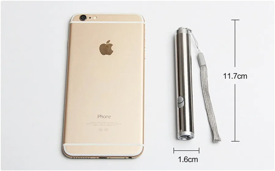 Multifunction 304 Stainless Steel Red Dot Laser Pointer Mini LED Flashlight Moon Light Lamp 2 in 1 Lazer Sight Laser Point Pen (4)