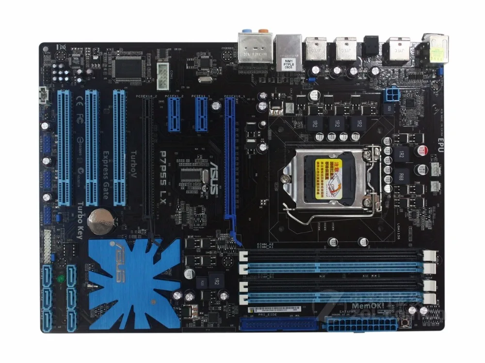 Free shipping original motherboard for ASUS P7P55 LX DDR3 LGA 1156 Support I3 I5 I7 P55 Desktop motherborad Free shipping original motherboard for ASUS P7P55 LX DDR3 LGA 1156 Support I3 I5 I7 P55 Desktop motherborad
