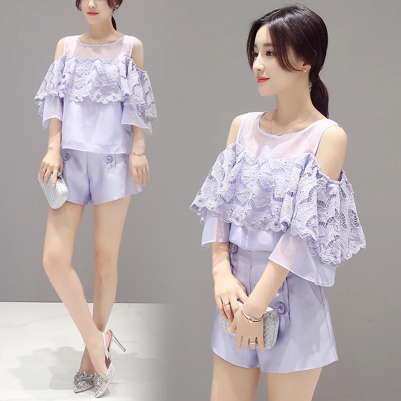 plus size women two piece short set summer style 2016 bermuda feminina