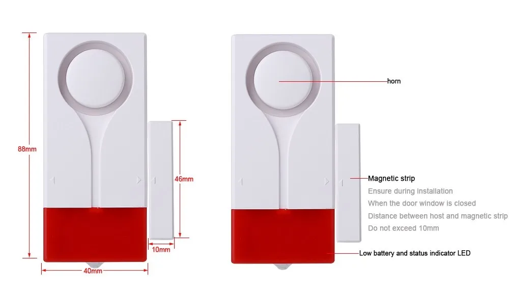 Дверной, оконный вход, безопасность, беспроводной пульт дистанционного управления, дверной датчик, сигнализация, хост, охранная сигнализация, система домашней защиты, комплект
