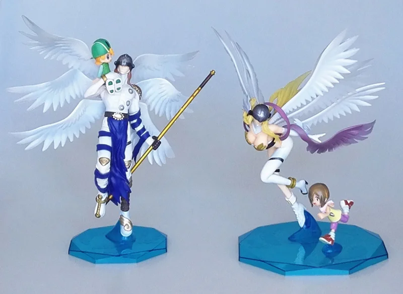 

Digimon Adventure Digital Monster YAGAMI TAICHI V-mon Angewomon Angemon model toys for Animation collection and kid game gift
