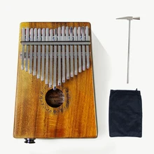 New  17 Key   KALIMBA Mahogany body Thumb Piano free shipping New  17 Key   KALIMBA Mahogany body Thumb Piano free shipping