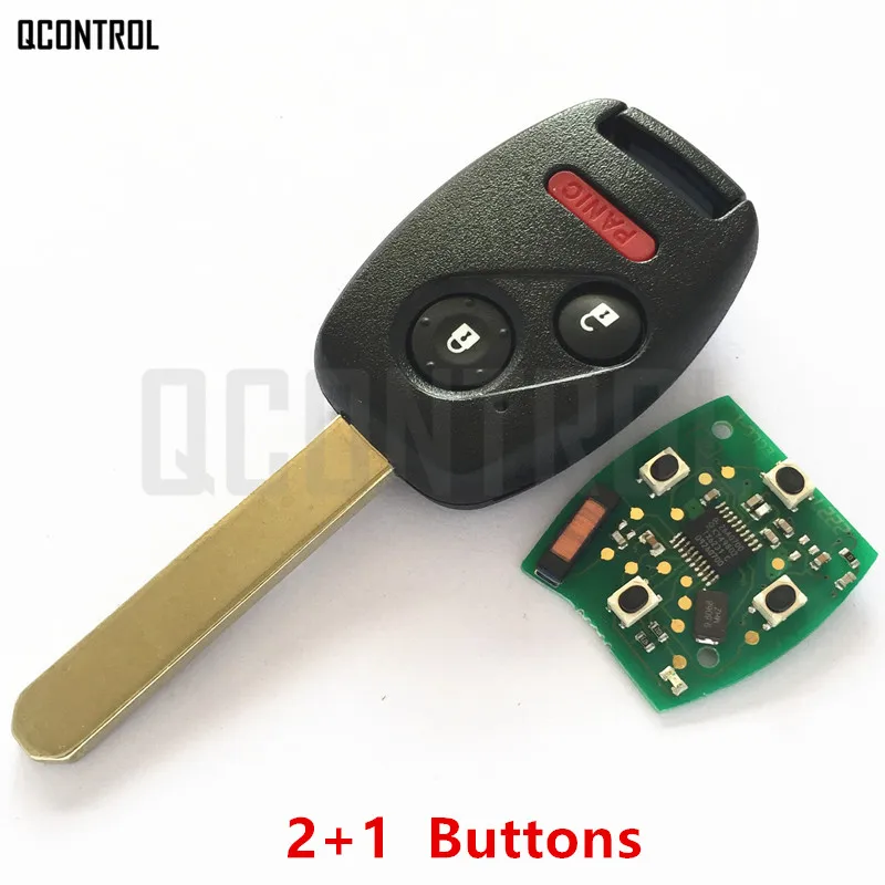 QCONTROL Автомобильный Дистанционный ключ для Honda HLIK 2T Accord Элемент пилотный